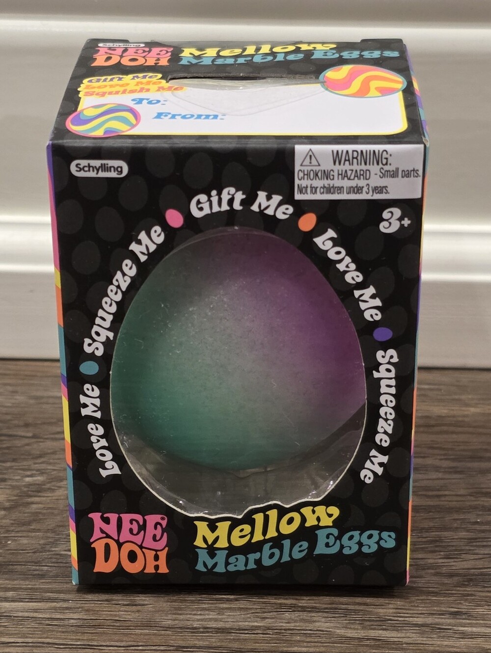 Ultra Rare NIB NeeDoh Mellow Marble Egg Stress Toy
